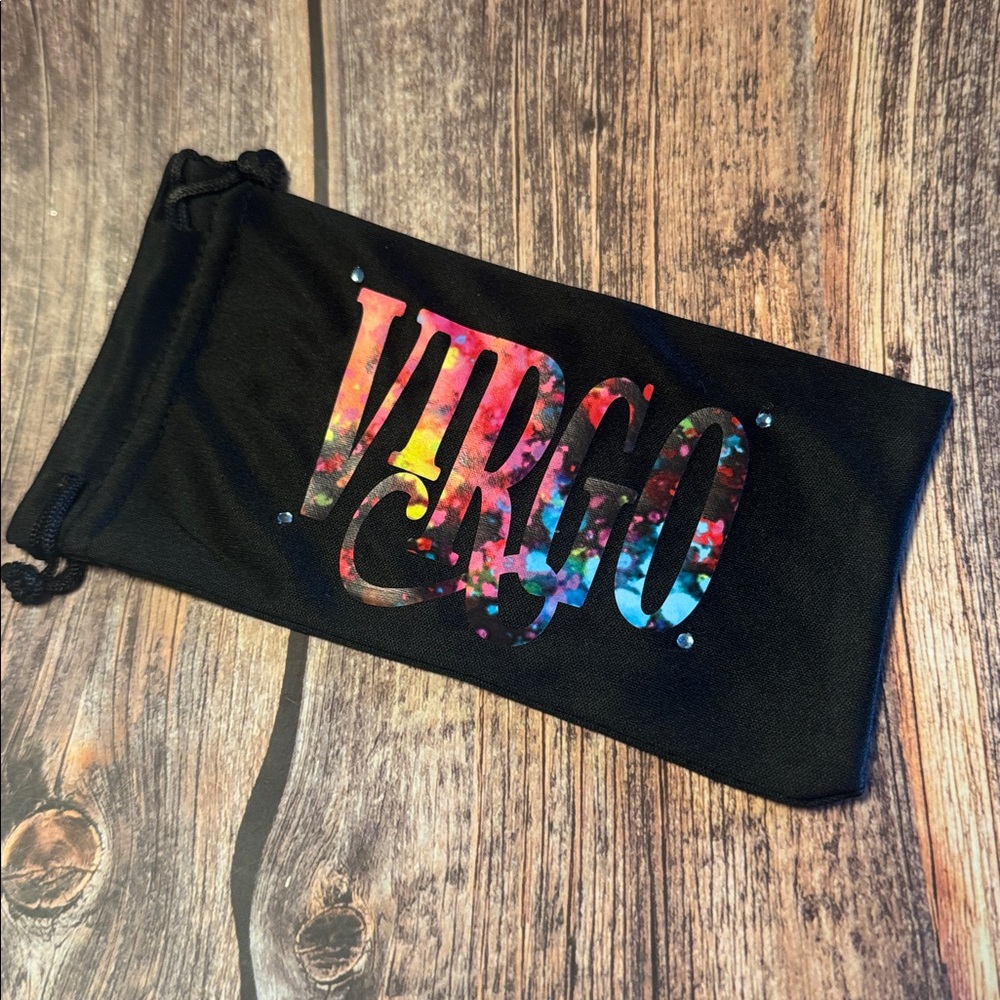 NEW Black Sunglasses Pouch with Virgo Design Item #PHK6749
